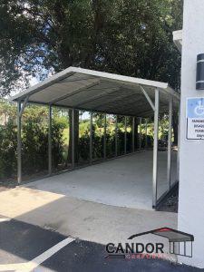 12'w x 20'd x 8'h Boxed Eve Roof Style Carport - PHOTO 1