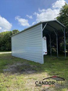 12'w x 30'd x 12'h Boxed Eve Roof Style Carport