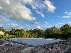 Concrete Slab Ready for their Metal Building